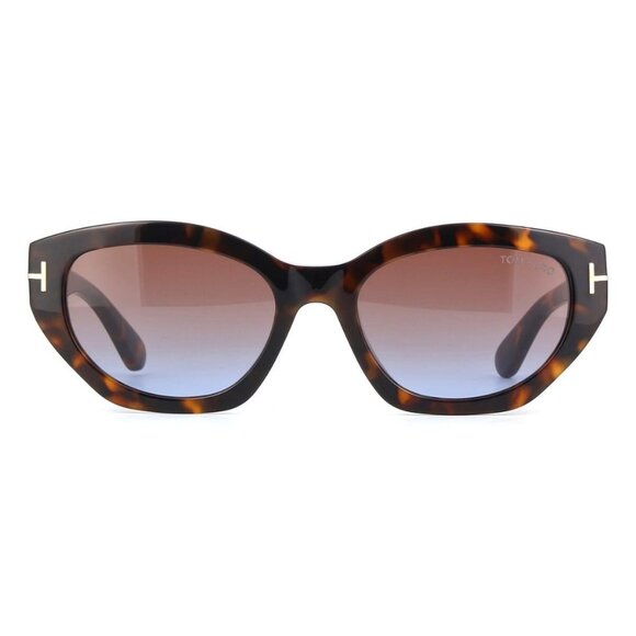 New TOM FORD Penny Havana Cat Eye FT1086/S 52F Sunglasses Women - Picture 2 of 4